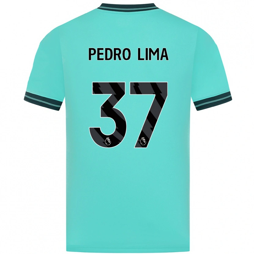 Danxen Kobiety Pedro Lima #37 Błękitno-Zielony Wyjazdowa Koszulka 2025/26 Koszulki Klubowe