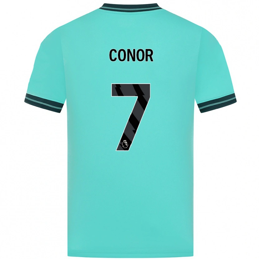 Danxen Kobiety Conor Mcleod #7 Błękitno-Zielony Wyjazdowa Koszulka 2025/26 Koszulki Klubowe