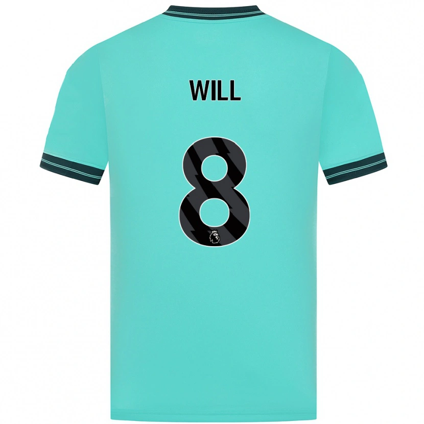 Danxen Kobiety Merrick Will #8 Błękitno-Zielony Wyjazdowa Koszulka 2025/26 Koszulki Klubowe