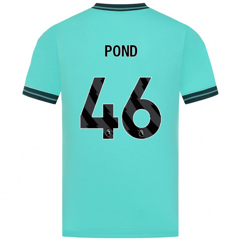 Danxen Kobiety Alfie Pond #46 Błękitno-Zielony Wyjazdowa Koszulka 2025/26 Koszulki Klubowe