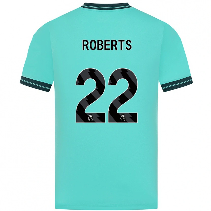 Danxen Kobiety Beth Roberts #22 Błękitno-Zielony Wyjazdowa Koszulka 2025/26 Koszulki Klubowe