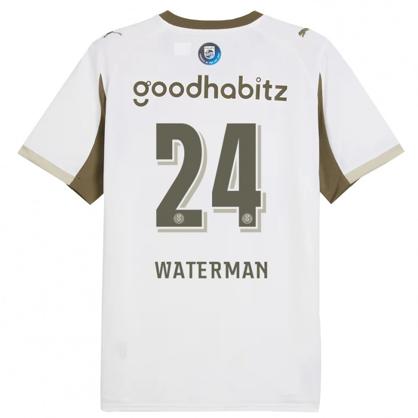 Danxen Kobiety Boy Waterman #24 Biało-Szary Trzeci Komplet Koszulka 2025/26 Koszulki Klubowe