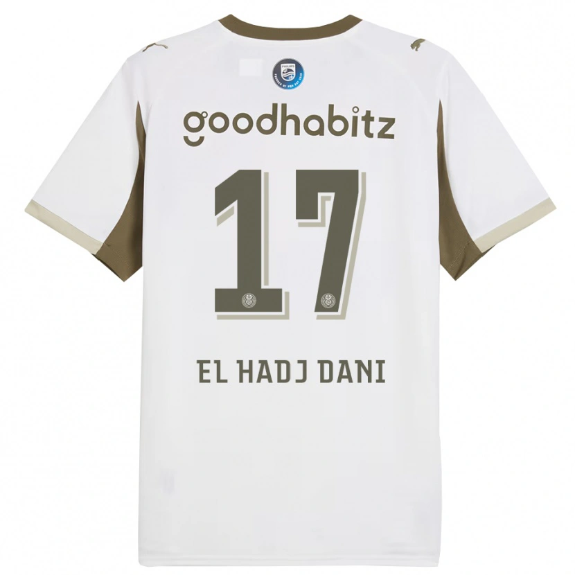 Danxen Kobiety Soudais El Hadj Dani #17 Biało-Szary Trzeci Komplet Koszulka 2025/26 Koszulki Klubowe
