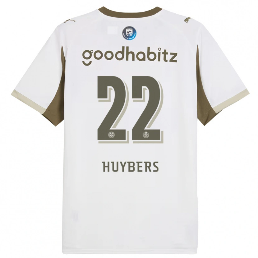 Danxen Kobiety Quinten Huybers #22 Biało-Szary Trzeci Komplet Koszulka 2025/26 Koszulki Klubowe