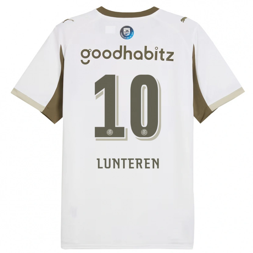 Danxen Kobiety Desiree Van Lunteren #10 Biało-Szary Trzeci Komplet Koszulka 2025/26 Koszulki Klubowe