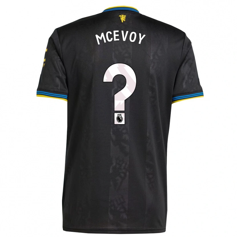 Danxen Kobiety Jay Mcevoy #0 Czarno-Żółto-Niebieski Trzeci Komplet Koszulka 2025/26 Koszulki Klubowe
