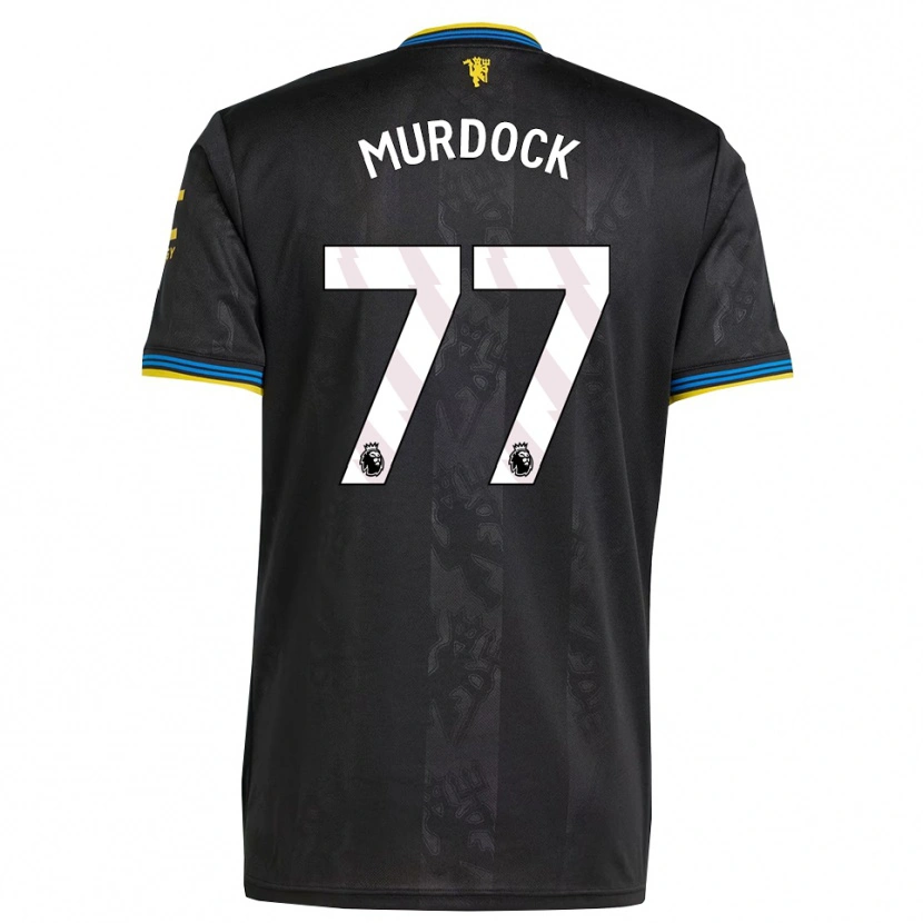 Danxen Kobiety Will Murdock #77 Czarno-Żółto-Niebieski Trzeci Komplet Koszulka 2025/26 Koszulki Klubowe