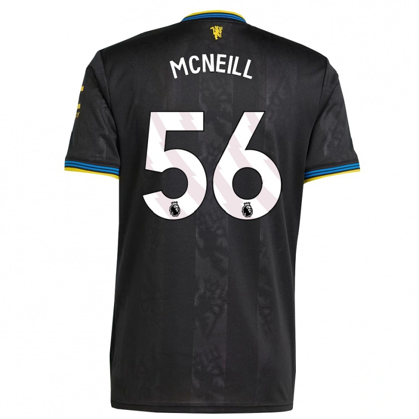 Danxen Kobiety Charlie Mcneill #56 Czarno-Żółto-Niebieski Trzeci Komplet Koszulka 2025/26 Koszulki Klubowe