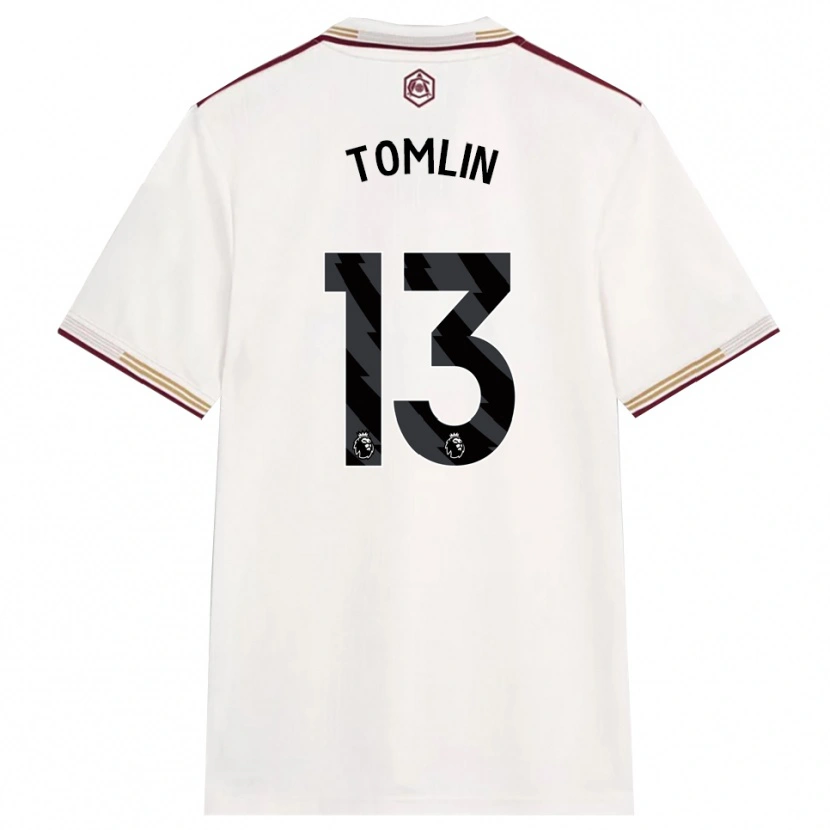 Danxen Kobiety Jack Tomlin #13 Złamana Biel Burgund Trzeci Komplet Koszulka 2025/26 Koszulki Klubowe