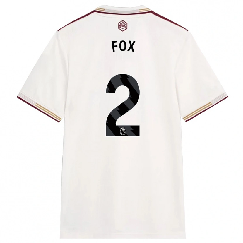 Danxen Kobiety Emily Fox #2 Złamana Biel Burgund Trzeci Komplet Koszulka 2025/26 Koszulki Klubowe