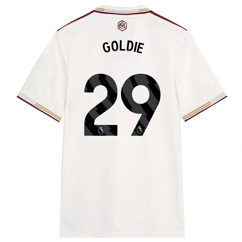Danxen Kobiety Teyah Goldie #29 Złamana Biel Burgund Trzeci Komplet Koszulka 2025/26 Koszulki Klubowe