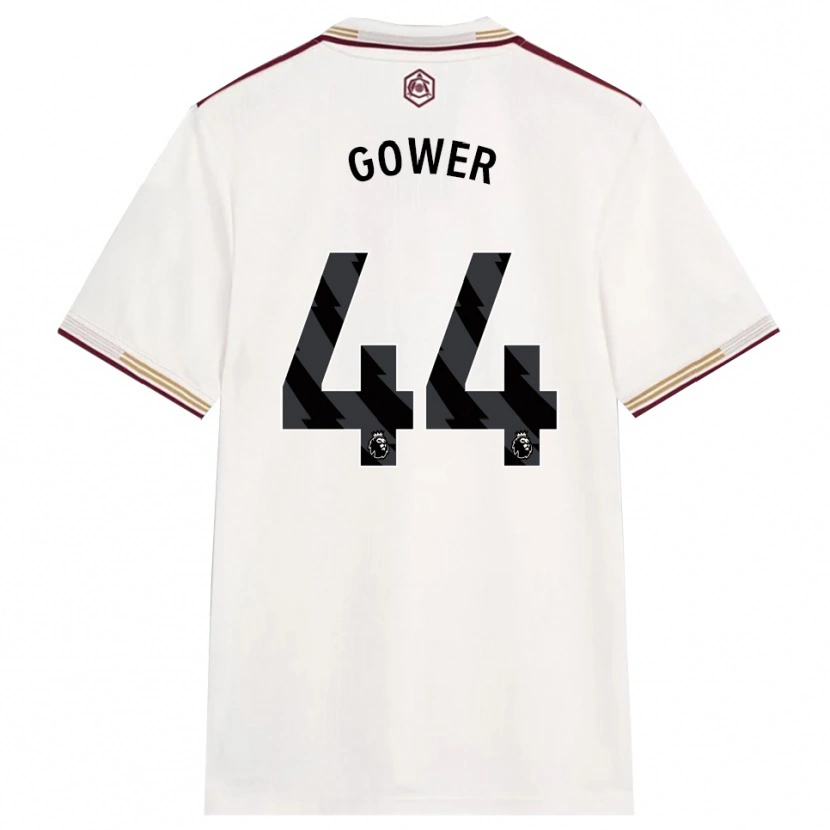Danxen Kobiety Jimi Gower #44 Złamana Biel Burgund Trzeci Komplet Koszulka 2025/26 Koszulki Klubowe