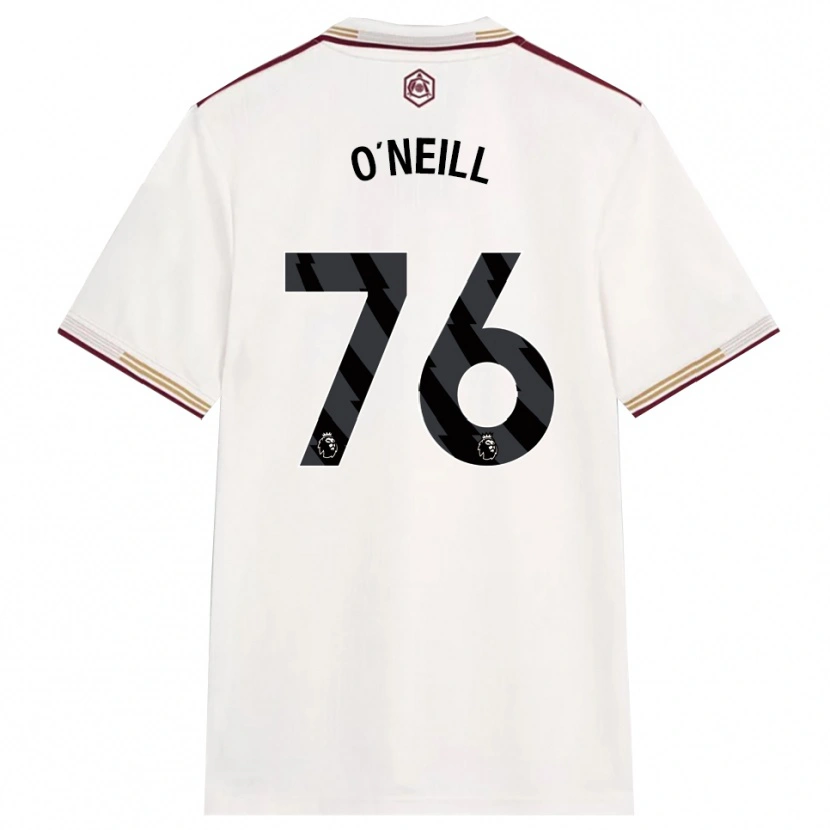 Danxen Kobiety Ceadach O'neill #76 Złamana Biel Burgund Trzeci Komplet Koszulka 2025/26 Koszulki Klubowe