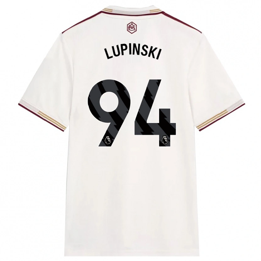 Danxen Kobiety Remi Lupinski #94 Złamana Biel Burgund Trzeci Komplet Koszulka 2025/26 Koszulki Klubowe