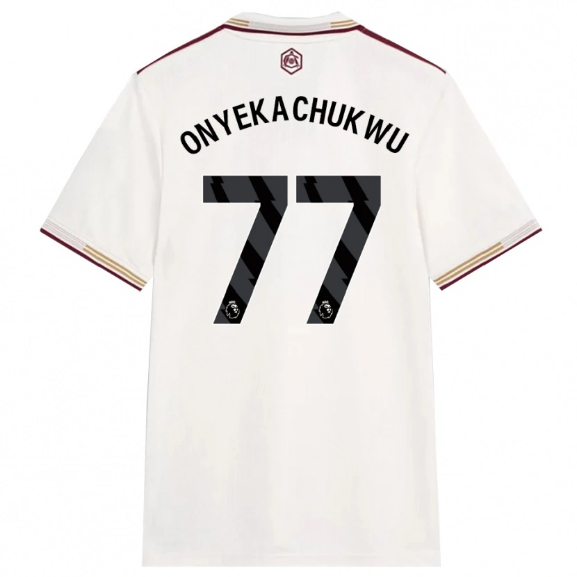 Danxen Kobiety Samuel Onyekachukwu #77 Złamana Biel Burgund Trzeci Komplet Koszulka 2025/26 Koszulki Klubowe