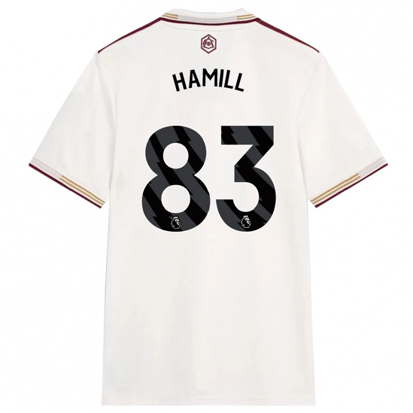 Danxen Kobiety Callan Hamill #83 Złamana Biel Burgund Trzeci Komplet Koszulka 2025/26 Koszulki Klubowe
