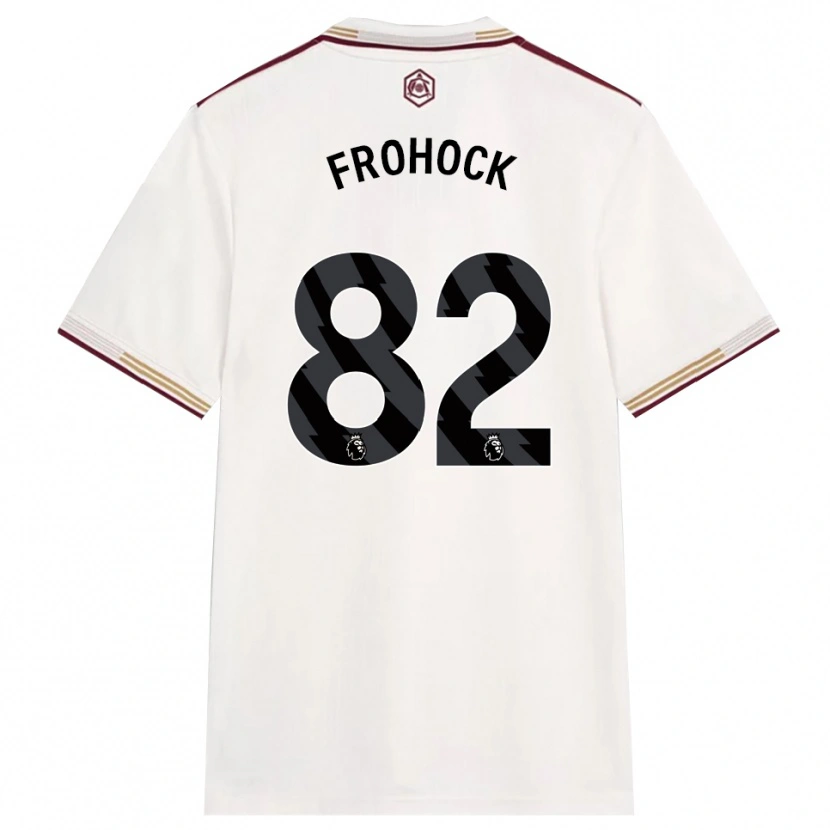 Danxen Kobiety Marley Frohock #82 Złamana Biel Burgund Trzeci Komplet Koszulka 2025/26 Koszulki Klubowe