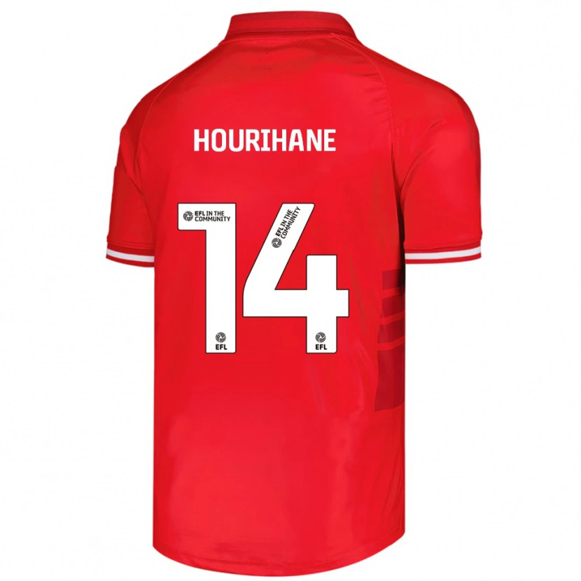 Danxen Dzieci Conor Hourihane #14 Czerwony Biały Domowa Koszulka 2025/26 Koszulki Klubowe
