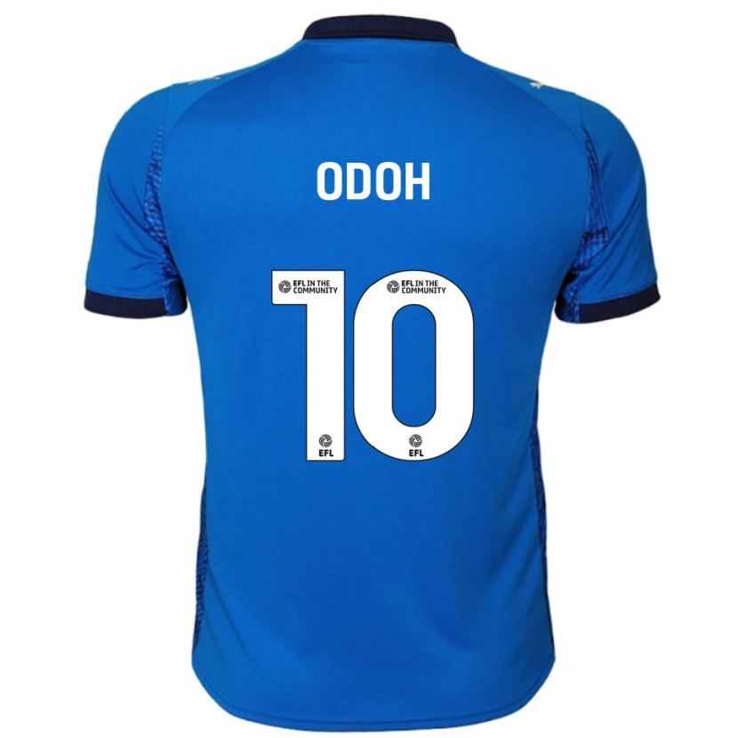 Danxen Dzieci Abraham Odoh #10 Niebieski Biały Domowa Koszulka 2025/26 Koszulki Klubowe