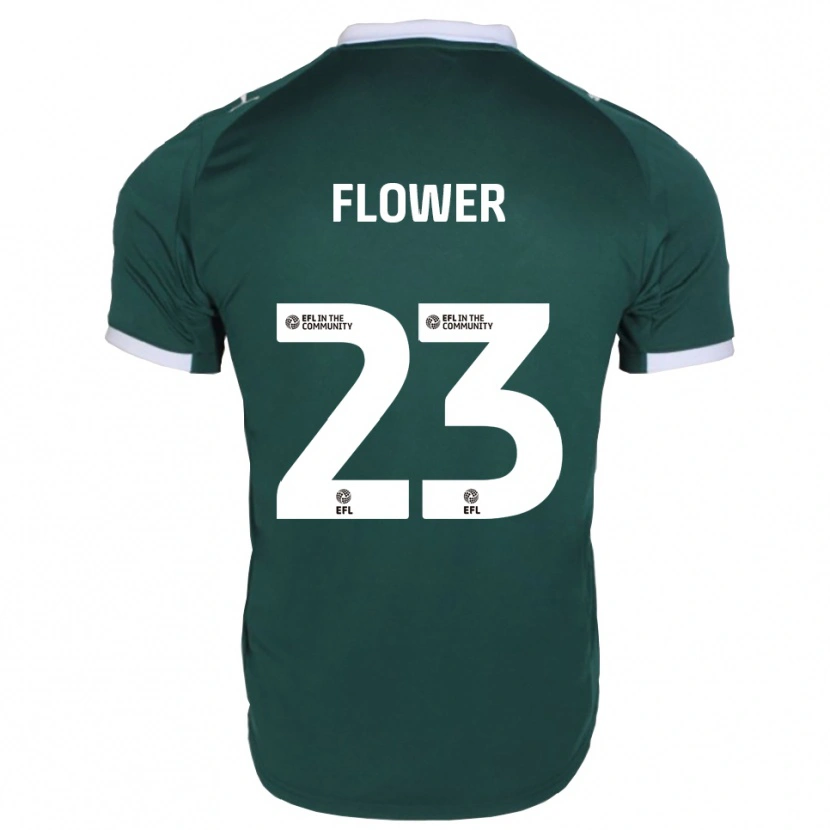 Danxen Dzieci Jack Flower #23 Zielony Biały Domowa Koszulka 2025/26 Koszulki Klubowe