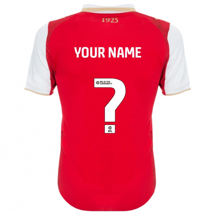 Danxen Dzieci Twoje Imię #0 Czerwony Biały Domowa Koszulka 2025/26 Koszulki Klubowe