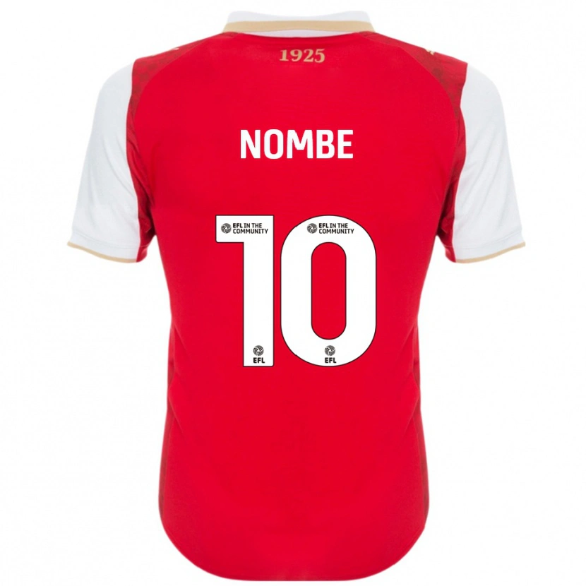 Danxen Dzieci Sam Nombe #10 Czerwony Biały Domowa Koszulka 2025/26 Koszulki Klubowe