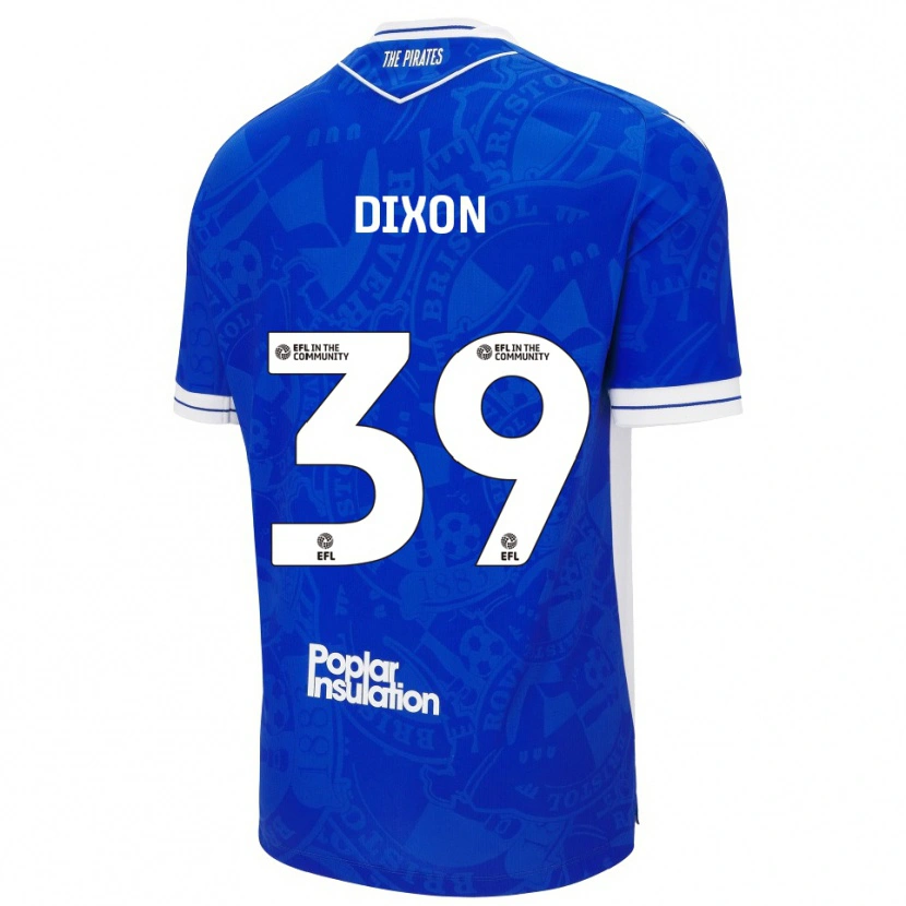 Danxen Dzieci Quincy Dixon #39 Niebieski Biały Domowa Koszulka 2025/26 Koszulki Klubowe