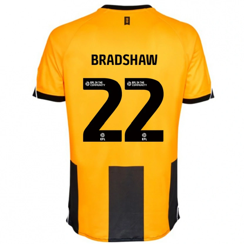 Danxen Dzieci Zak Bradshaw #22 Pomarańczowy Czarny Domowa Koszulka 2025/26 Koszulki Klubowe