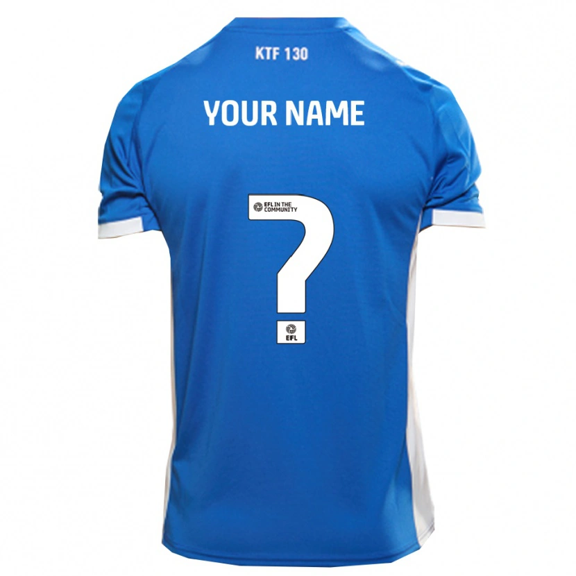 Danxen Dzieci Twoje Imię #0 Niebieski Biały Domowa Koszulka 2025/26 Koszulki Klubowe