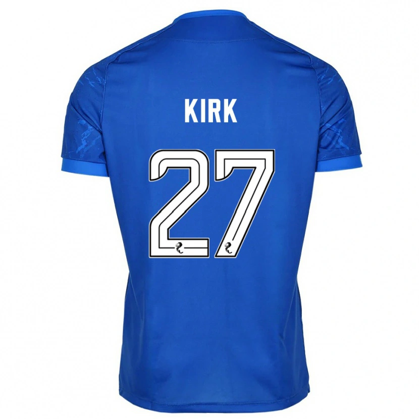 Danxen Dzieci Makenzie Kirk #27 Niebieski Biały Domowa Koszulka 2025/26 Koszulki Klubowe