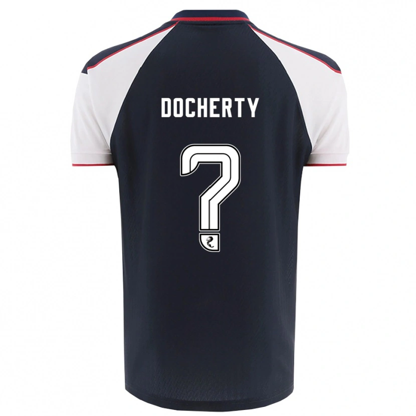 Danxen Dzieci Rachel Docherty #0 Granatowy Biały Domowa Koszulka 2025/26 Koszulki Klubowe