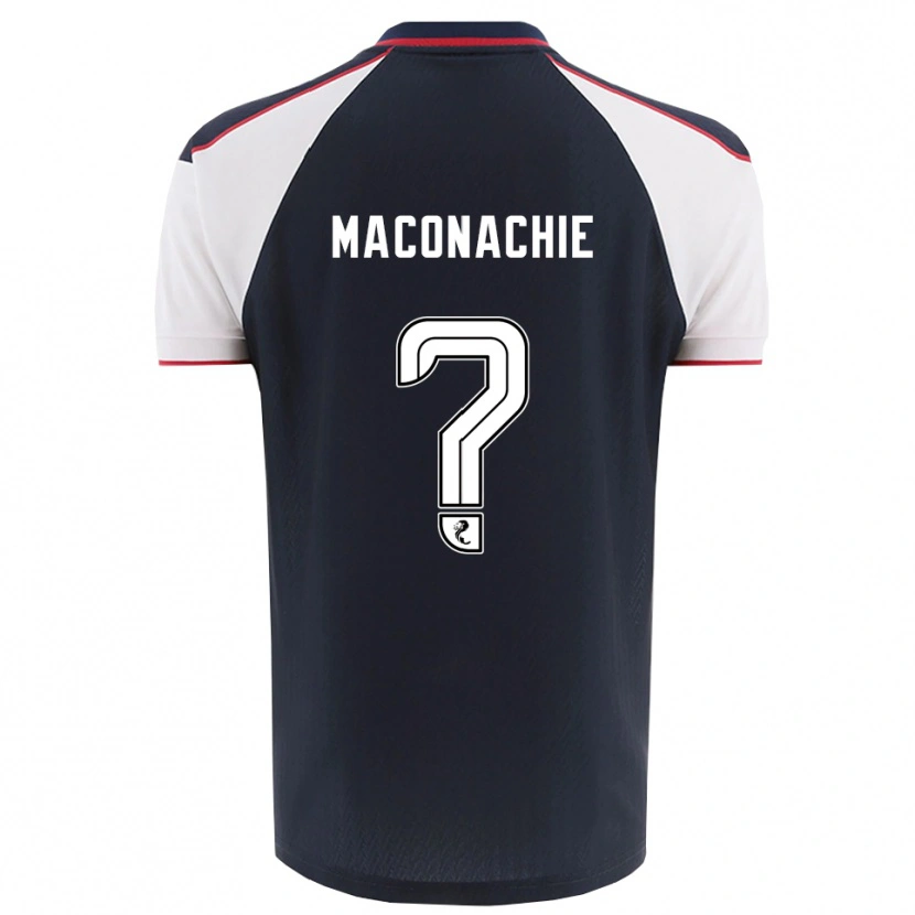 Danxen Dzieci Charlotte Maconachie #0 Granatowy Biały Domowa Koszulka 2025/26 Koszulki Klubowe