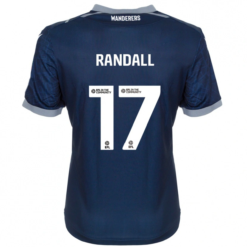 Danxen Dzieci Joel Randall #17 Granatowy Szary Wyjazdowa Koszulka 2025/26 Koszulki Klubowe