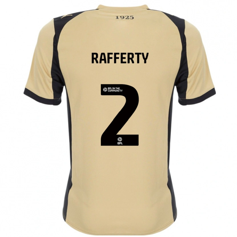 Danxen Dzieci Joe Rafferty #2 Złoty Czarny Wyjazdowa Koszulka 2025/26 Koszulki Klubowe
