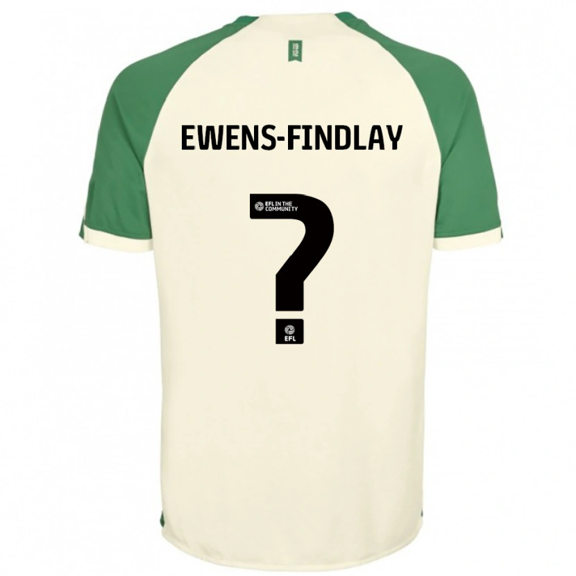 Danxen Dzieci Ty Ewens-Findlay #0 Złamana Biel Zielony Wyjazdowa Koszulka 2025/26 Koszulki Klubowe