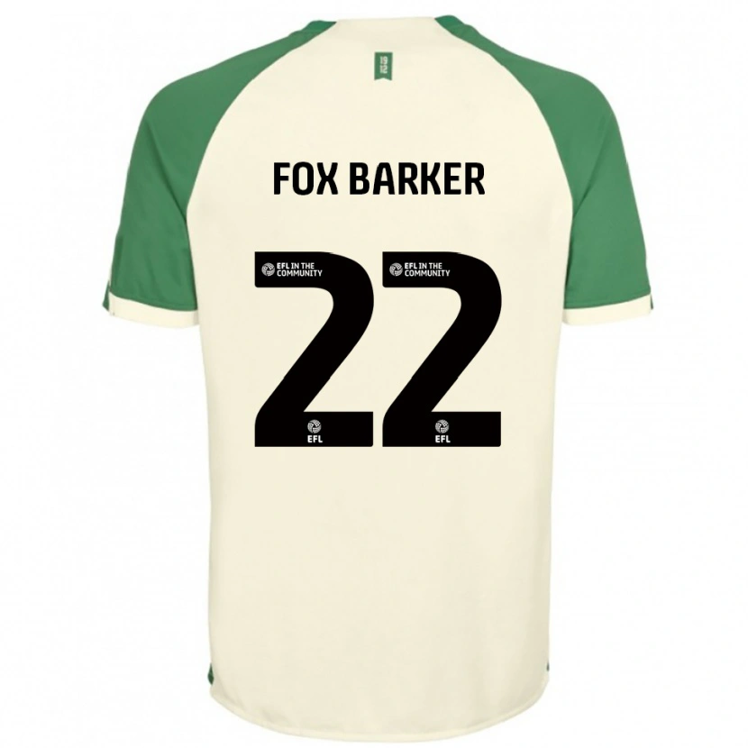Danxen Dzieci Mistie Fox-Barker #22 Złamana Biel Zielony Wyjazdowa Koszulka 2025/26 Koszulki Klubowe