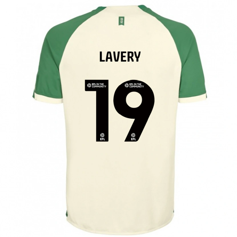 Danxen Dzieci Shayne Lavery #19 Złamana Biel Zielony Wyjazdowa Koszulka 2025/26 Koszulki Klubowe