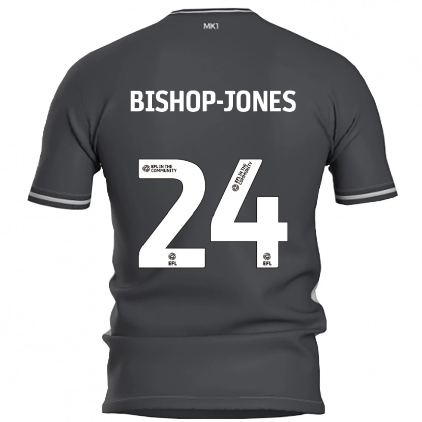 Danxen Dzieci Ruby Bishop-Jones #24 Szary Srebrny Wyjazdowa Koszulka 2025/26 Koszulki Klubowe