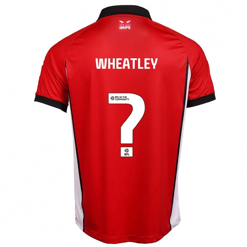 Danxen Męski Kyrell Wheatley #0 Czerwony Biały Domowa Koszulka 2025/26 Koszulki Klubowe