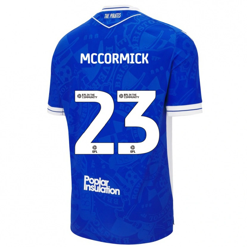 Danxen Męski Luke Mccormick #23 Niebieski Biały Domowa Koszulka 2025/26 Koszulki Klubowe