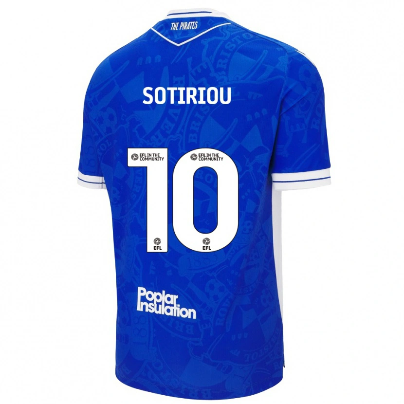 Danxen Męski Ruel Sotiriou #10 Niebieski Biały Domowa Koszulka 2025/26 Koszulki Klubowe