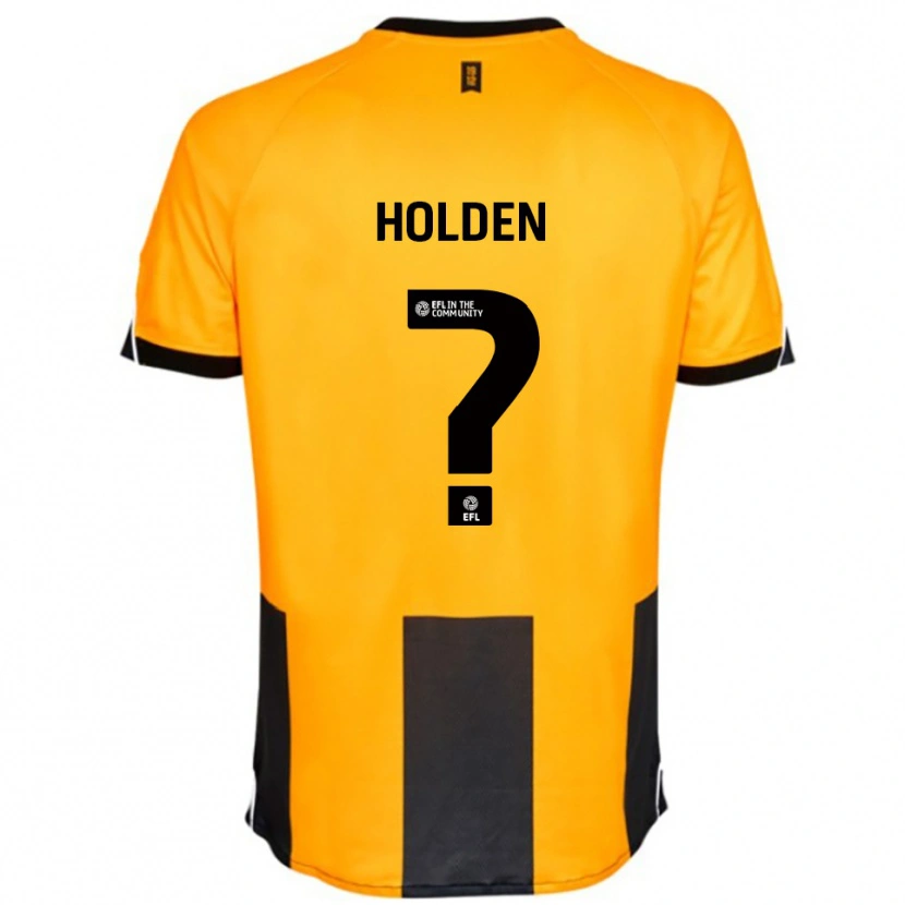 Danxen Męski Lenny Holden #0 Pomarańczowy Czarny Domowa Koszulka 2025/26 Koszulki Klubowe