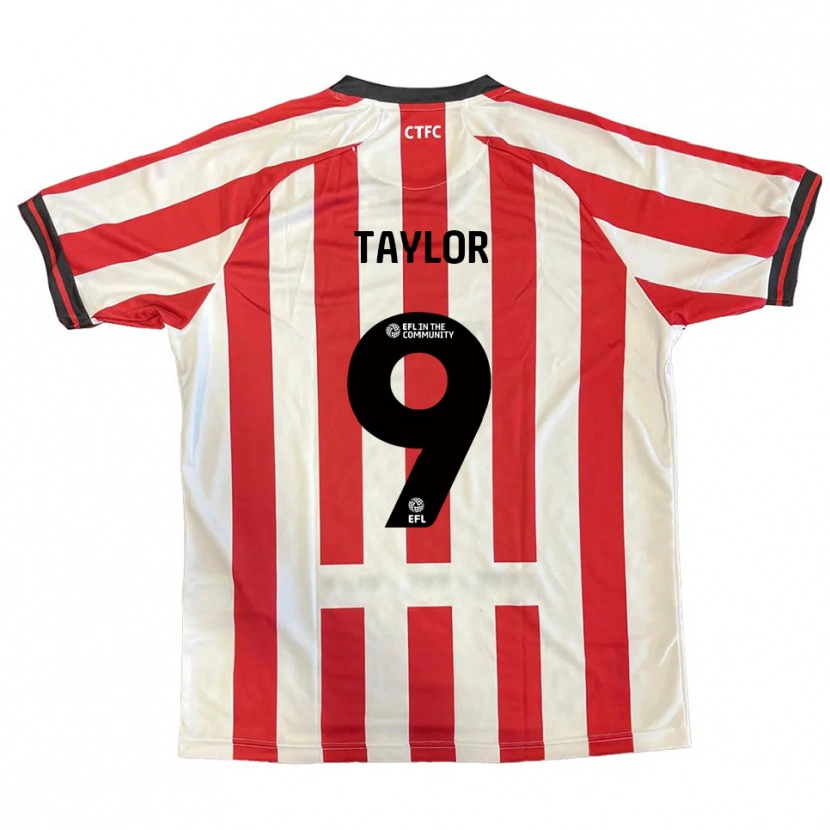 Danxen Męski Matty Taylor #9 Czerwony Biały Czarny Domowa Koszulka 2025/26 Koszulki Klubowe