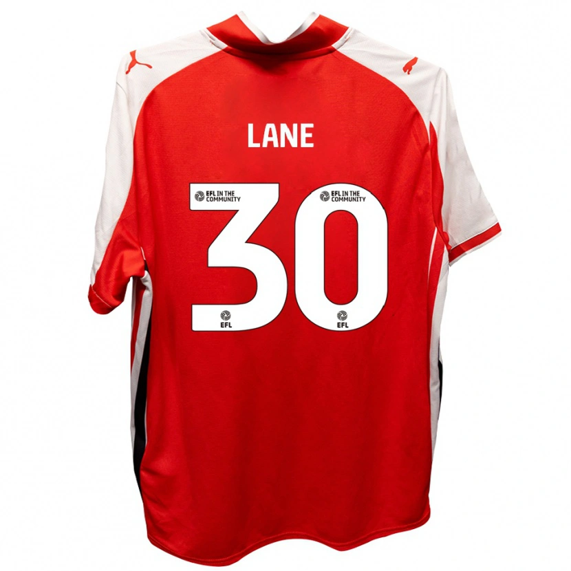 Danxen Męski Mikey Lane #30 Czerwony Biały Domowa Koszulka 2025/26 Koszulki Klubowe