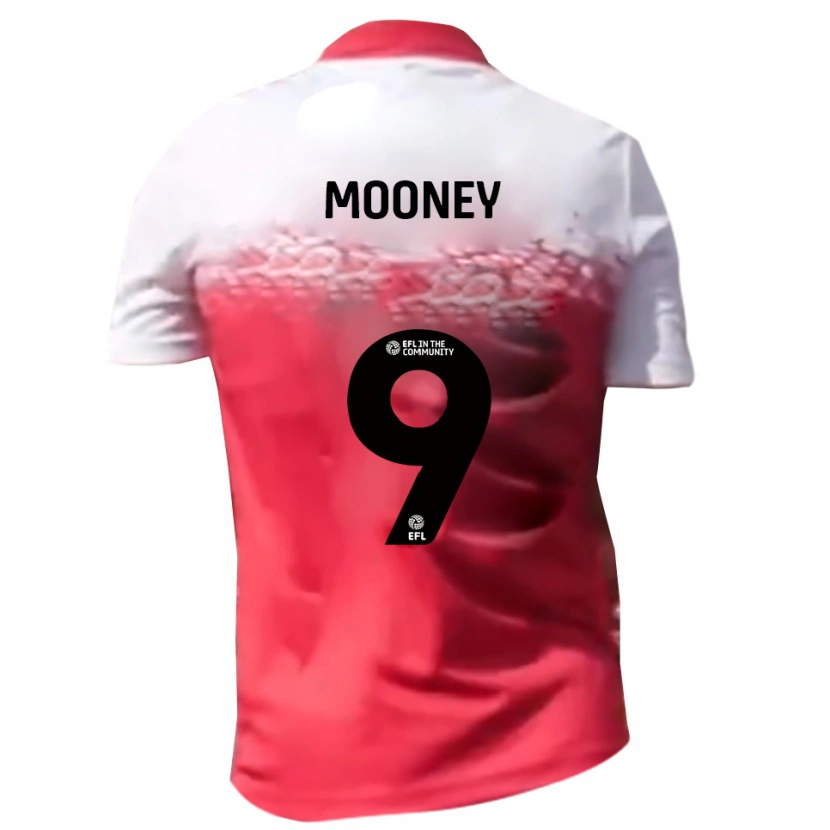 Danxen Męski Kelsey Mooney #9 Czerwony Biały Domowa Koszulka 2025/26 Koszulki Klubowe