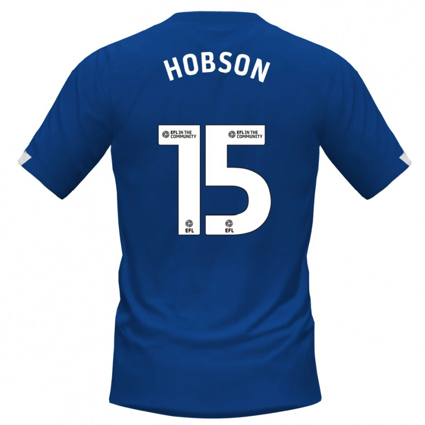 Danxen Męski Bailey Hobson #15 Niebieski Biały Domowa Koszulka 2025/26 Koszulki Klubowe