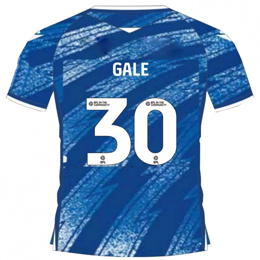 Danxen Męski Sam Gale #30 Niebieski Biały Domowa Koszulka 2025/26 Koszulki Klubowe