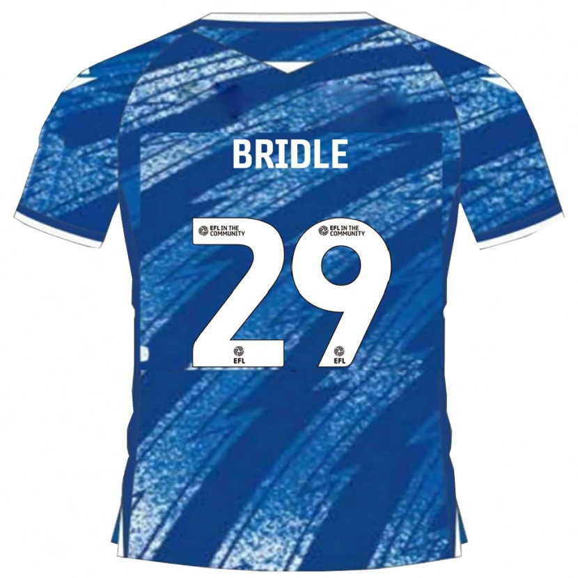 Danxen Męski Harry Bridle #29 Niebieski Biały Domowa Koszulka 2025/26 Koszulki Klubowe