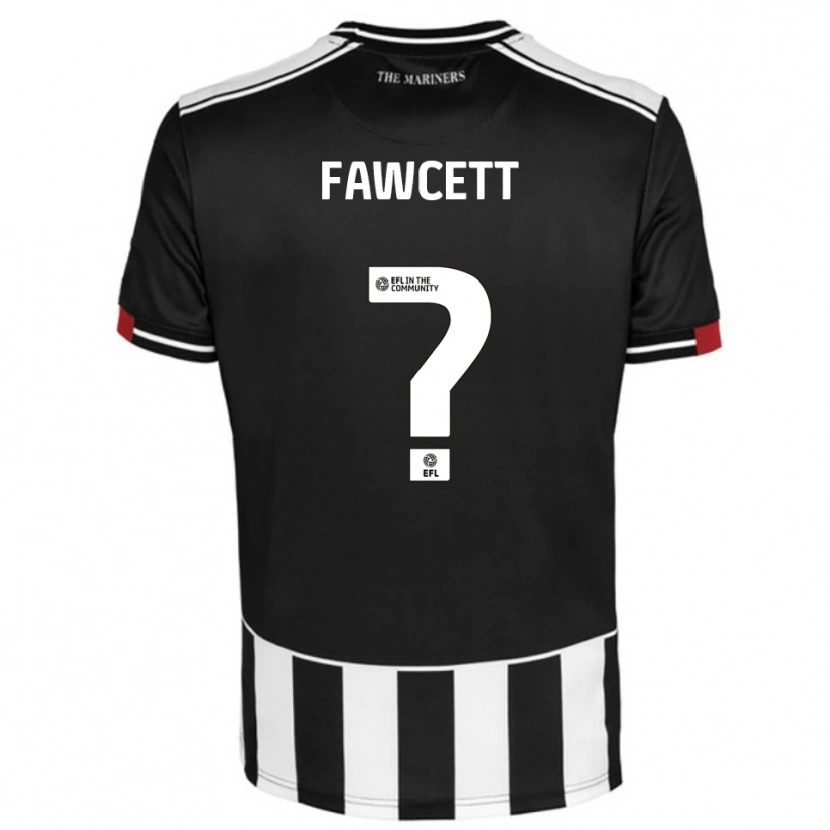 Danxen Męski Izzy Fawcett #0 Czarny Biały Czerwony Domowa Koszulka 2025/26 Koszulki Klubowe