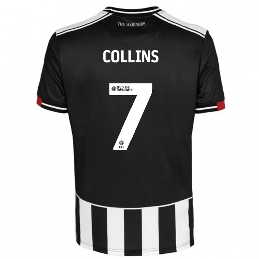 Danxen Męski Jack Collins #7 Czarny Biały Czerwony Domowa Koszulka 2025/26 Koszulki Klubowe